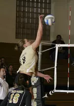 Jessica Furlong earned her sixth double-double of the season against Boston College.