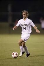 Junior midfielder Ryan Solle set a new school record for assists in a single-season with 12 -- besting the previous school record of 10.