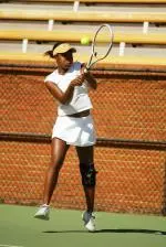 Ashlee Davis hopes to improve on her current 4-0 individual singles record for the spring season.