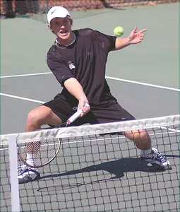 Freshman Marius Adamski captured the deciding point as the Deacons won at Miami 4-3 on Thursday.