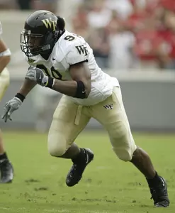 Jeremy Thompson and the Deacons held their first scrimmage of the spring.