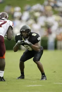 Eric King was drafted in the fifth round by the Buffalo Bills on Sunday.