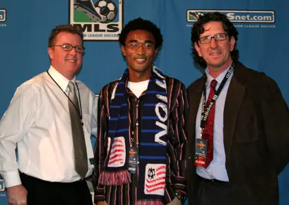 James Riley picked up an assist in his first career professional match.