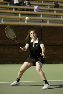 Danielle Schwartz is one of three seniors to be honored prior to the Duke match on Wednesday.