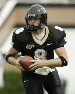 Benjamin Mauk, three of his teammates and head coach Jim Grobe met with the media on Tuesday