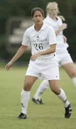 Wake Forest sophomore defender Megan Upchurch and the defense shut down the Bronco attack.