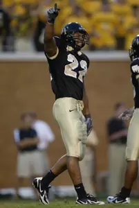 Junior safety Josh Gattis was one of four Deacons, plus Coach Grobe, to meet with the media on Tuesday.
