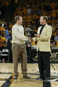 Ron Wellman with Bill Haas.