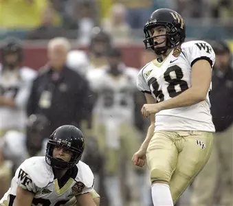 Wake Forest sophomore placekicker Sam Swank was named a first team All-Americans by ESPN on Friday.