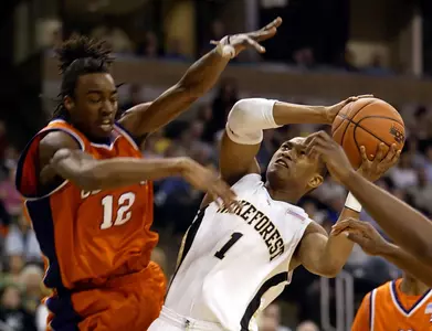 Justin Gray scored 13 points against Clemson Wednesday night. (AP Photo/Chris Keane)