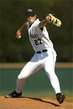 Freshman Brad Kledzik tossed 6.0 scoreless innings en route to the victory over Boston College.
