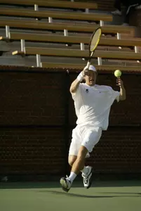 Mariusz Adamski cruised to a win at number five singles, but Wake Forest lost to #6 Duke, 6-1