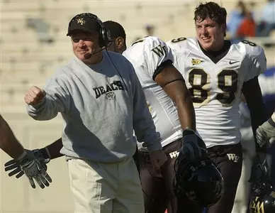 Jim Grobe begins his sixth season at the helm of the Demon Deacons.