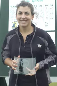 Nannette Hill wins her first-ever individual title - wins Landfall Tradition on Sunday.