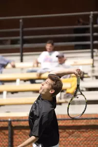 Andrew Hamar won in straight sets at number three singles.