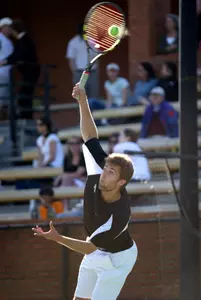 Andrew Hamar's gutsy third-set 11-9 tiebreaker victory sent the Deacons to the Sweet 16 for the first time in history.