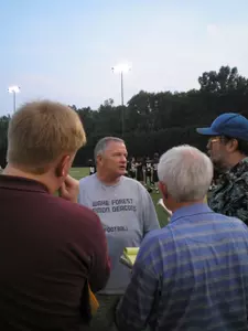 Jim Grobe talked with the media at practice on Monday.