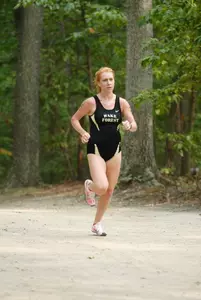 Senior Caitlin Chrisman finished sixth at the Wake Forest Relays.