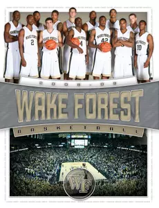 The cover of the 2008-09 media guide features a group shot of the Demon Deacons.