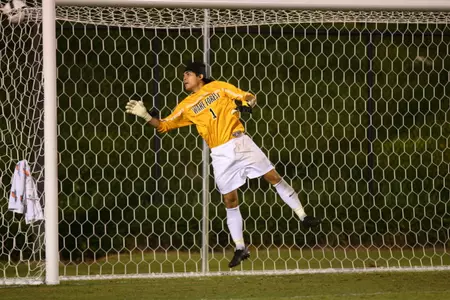 Akira Fitzgerald recorded his sixth shut out of the season in Wake's victory at Elon.