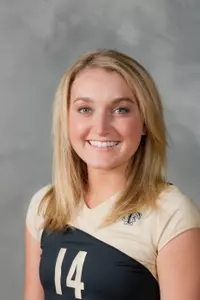 Junior Sally Fischer made her first start of the season and recorded a career-high eight digs.