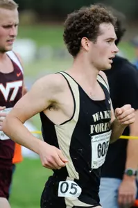 Greg Billington finishes first for the Deacons for the second consecutive year at the NCAA Southeast Regionals.