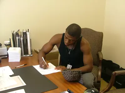 Members of the Wake Forest football team reported for summer practice on Thursday.