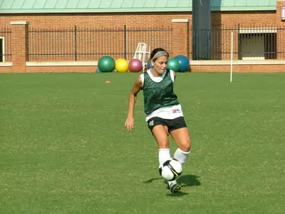 The Wake Forest women's soccer team opened practice on Saturday afternoon.
