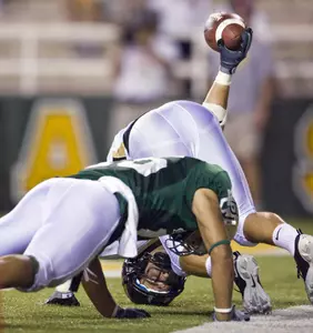 Chip Brinkman caught his first two career touchdowns last week at Baylor.