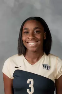 Freshman Kadija Fornah led the Deacons with a season-high 14 kills.