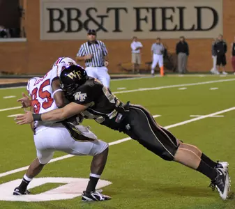 Greg Bechtel had two big hits on special teams vs. Maryland.