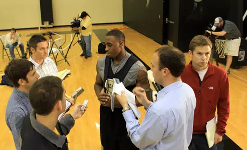 The Deacons met with the media on Wednesday.