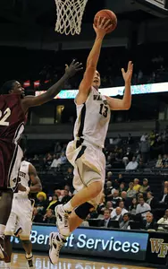 Chas McFarland had 10 points and seven rebounds in the season opener vs. Oral Roberts.