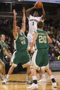 Al-Farouq Aminu pulled down 20 rebounds in the loss.