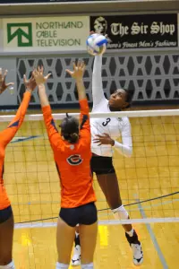 Sophomore Kadija Fornah notched a career-high 22 kills against the Hurricanes.