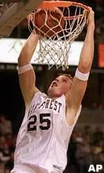 Former Deacon Darius Songaila is one of 70 former players returning this weekend.