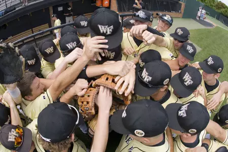 The Wake Forest baseball team will appear on TV at least three times during the 2009 season.