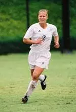 Alena Thom (above) and Amy Smerdzinski will participate in a 10-day tryout with St. Louis Athletica of the Women's Professional Soccer league.