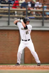 Dustin Hood leads Wake Forest with a .354 batting average on the season.