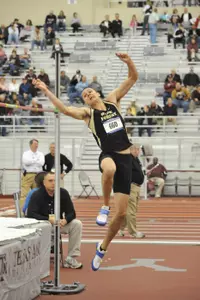 Brent LaRue returned to action for the first time since suffering a leg injury at the ACC Championships last month.