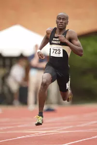 Senior Michael Bingham won the 400-meter dash in a new school-record and NCAA East Regional record time of 45.05.