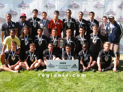 Sean Randolph and his club team CZ Elite (pictured above), recently won the 2009 Region IV Championship.