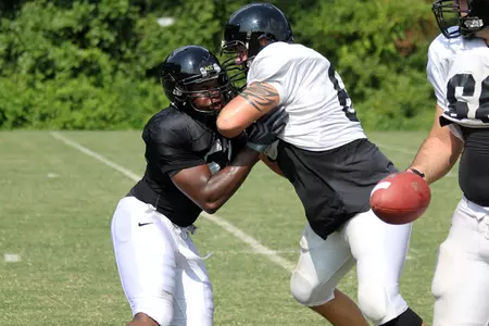Gelo Orange (left) had a good workout on Friday.