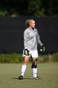 Laura Morse has a 0.37 goals against average through the first three games of the season.