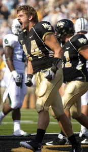 Mike Rinfrette has scored a touchdown in each of the Deacs' first two games of 2009.