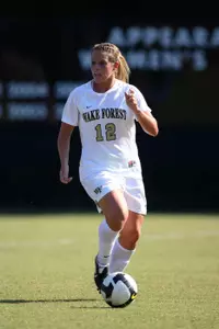 Sarah Winslow scored her first goal of the season to lift Wake Forest to a 1-0 win against UAB.