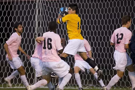 Akira Fitzgerald leads the ACC in save percentage at .862.