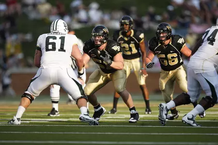 DT John Russell had two tackles for loss last week at Boston College.