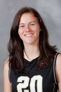 Kaitlin Ruhf played 64 minutes in goal during her collegiate debut.