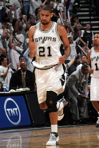 Duncan totaled a season-high 17 rebounds against the Nets this week.